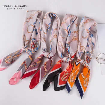 70*70 CM 2020 pomlad in poletje novih majhnih kvadratnih šal korejski dekorativni moda headscarf simulacije svile divje majhne sveže šal