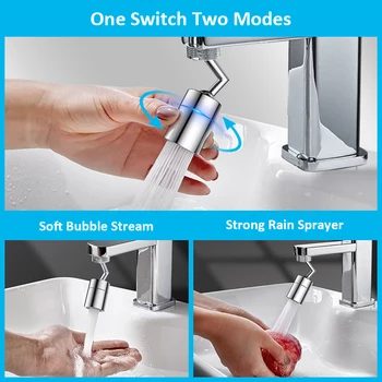 720°Vrtljiv Vrtljiva Splash Pipo Univerzalni Filter Za Vodo Bučke Tapnite Extender Za Varčevanje Z Vodo Pipo Brizgalke, Kuhinjski Pribor