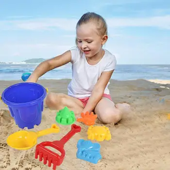 7pcs Otroke, Peskovnik Set Komplet Plaži Igrače Za Otroke, Igrajo Poletnih Lopato Plaža Igre Za Plaža Pesek Otroška Igra Igrače Vode Igrače Ga Q3P7