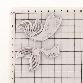 7x7.5 cm morska deklica rep Scrapbooking DIY Reliefi materinski Dan papir za matrice za rezanje umre ogljikovega jekla rezalnik, Kovinski die kartice