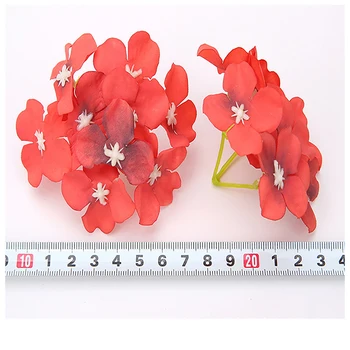 8 cm, Imitacija Hydrangea Glavo Sen Stil Dekoracijo Doma Svile Ponaredek Cvetje, Poročni Tabela Stranka DIY Handcraft Umetno Cvetje
