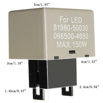 8 Pin LED Flasher Rele Blinker Fix Vključite Opozorilne Luči 81980 za Toyota Lexus