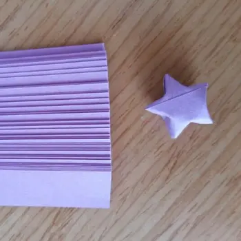 80 KOSOV=1 Vrečko Origami Quilling Papir Handcraft Origami Lucky Star Papir, Trakovi Papirja Doma, poroka Dekoracija