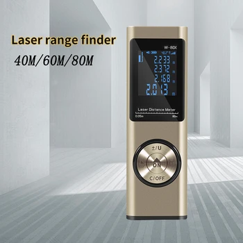80 USB Digitalni Laser Rangefinder Elektronski Senzor Smart Digitalni Laserski Merilnik Območju Naprave Ravnilo Testnih Orodij