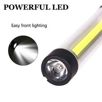 8000Lumen Prenosna LED Svetilka Magnetni USB Polnilne Tabor Worklight Taktično Svetilko Prilagodljiv Pregled Lučka s Kavljem