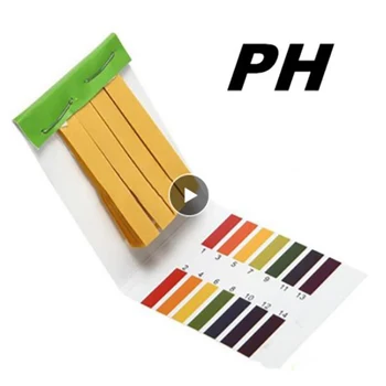 80pcs PH Testnih Lističev PH 1-14 Lakmusov Papir Tester Papirjev Univerzalni Indikator Papir Test Za Vodo Testnih Lističev S krmilno Kartico