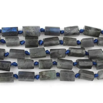 8x11mm Naravnih Valj Labradorite Kamen Svoboden Distančnik Kroglice za Dodatki za Izdelovanje Nakita DIY Zapestnica 7.5