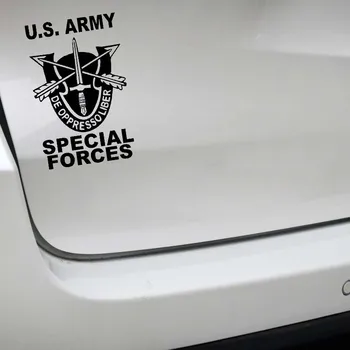 9.2*14.2 CM ZDA Vojski Special Forces Vojak, ki Pokriva Telo Bojevnik Avto Nalepke Nalepke Vinyl C20-1811