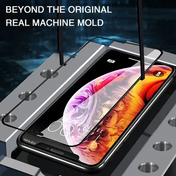 9D Kaljeno Steklo Za iPhone 11 12 Mini Pro Max Zaščitnik Zaslon Za iPhone X Xr Xs Max 6 6S 6P 7 8 Plus SE2020 Polno Kritje Stekla