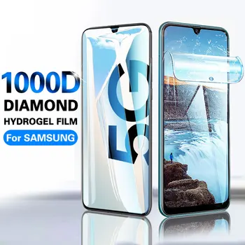 9D Polno Hydrogel Film O Za Samsung Galaxy A10 A20 A30 A40 A50 A60 A70 Screen Protector A80 A90 M10 M20 M30 M40 Glas Film Primeru