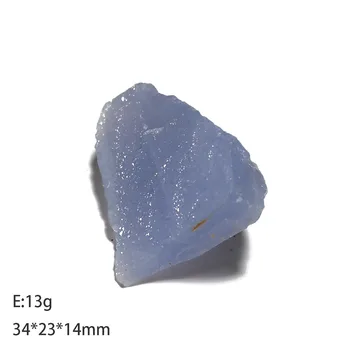 A4-1 Naravno Sijoče Modra Agate Mineralnih Kristalov Odvzem Darilo Okraski