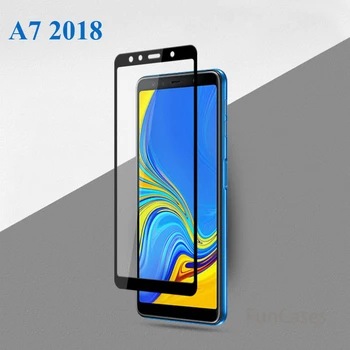 A7 2018 Zaščitno Steklo Za Samsung Galaxy A7 2018 A750 Polno Kritje Screen Protector For Samsung A7 2018 Kaljeno Steklo Film