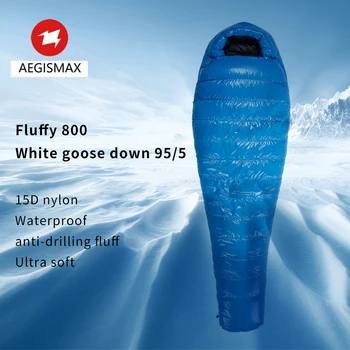 AEGISMAX D1 Serise 90% Bela Raca Navzdol Hladnih Zimskih Ultralahkih Opno Design Kampiranje Preplete Mumija Kampiranje, Spalna Vreča