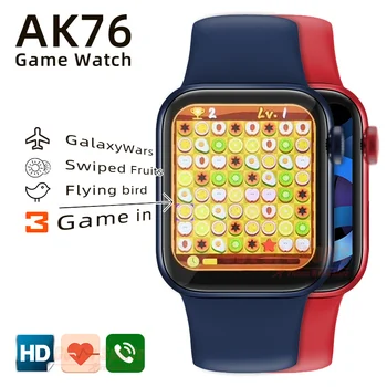 AK76 Pametno Gledati Bluetooth smartwatch igra klic Fitnes zapestnica srčni utrip Moških PK IWO 8 amazfit X6 HW12 Z15 X7 W26 W46 W34 T600