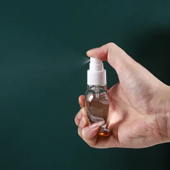Alkohol Spray Steklenico Za Večkratno Uporabo Prenosni Mini Velikosti, Ročno Sanitizer Potovanja Majhnosti Imetnik Kavljem Keychain Prevoznik
