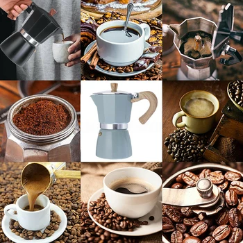 Aluminij Kavo Espresso Percolator Pot, Aparat Za Kavo, Prenosni Domači Kuhinji Italijanski Slog, Aparat Za Kavo Percolat Štedilnik Vrhu Grelnik Vode