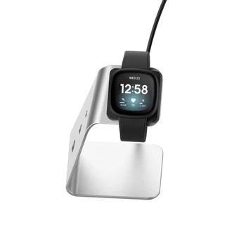 Aluminij zlitine USB Polnjenje Dock Stojalo Dock Nosilec za -Fitbit Obratno 3 Smislu Magnetni Polnilnik Stojalo Smart Watch