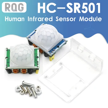 AM312 HC-SR501 HC-SR505 MH-SR602 Prilagodite IR Pyroelectric Ir Mini PIR Človekovih Senzor, Detektor, Modul, Nosilec za Arduino