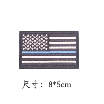 Ameriško Zastavo Vezenje Vojaško Taktično Obliž Likanje Ali Šivanje Vseh Oblačil Nahrbtnik Klobuk Ročno Izdelan Okrasni Značko Ikono