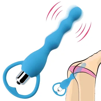 Analni Vibrator Sex Igrača za Ženske, Analne Kroglice Vibratorji Analni Butt Plug Dildo Prostate Masažo G-spot Sex Igrače za Par