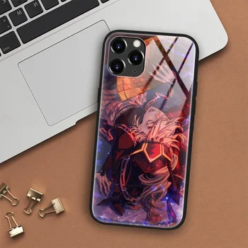 Anime Douma Demon Slayer za iPhone SE 6 6s 7 8 plus X XR XS 11 12 mini Pro Max kaljeno steklo telefon primerih kritje mehke silikonske