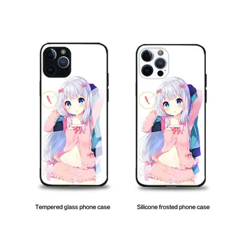 Anime Izumi Sagiri za iPhone SE 6 6s 7 8 plus X XR XS 11 12 mini Pro Max kaljeno steklo telefon primerih kritje mehke silikonske