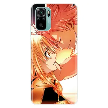 Anime Manga Fairy Tail Silikonski Primeru Telefon za Xiaomi Redmi Opomba 10 9 Pro Max 10S 9S 8T 8 8A 9 9A 9C NFC 9T 7 Soft Cover