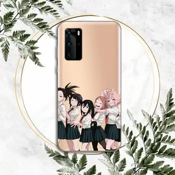 Anime Moj Junak Univerzami Telefon Primeru Jasno, Pregledno za huawei honor P 40 30 20 Pro lite 10 i 8 9 x p smart 2019
