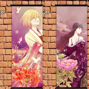 Anime Plakat Sadje Košarice Kyoko Isuzu steno, se pomaknite umetnosti barve doma dekor 105x40cm wall art dekor