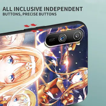 Anime Usoda Nič Bivanje Noč Saber Primeru Mobilni Telefon za Realme 6 7 C21 C3 XT 5 X50 Pro 8 7i C11 C15 V5 5G GT Neo Mobilne Kritje Coque
