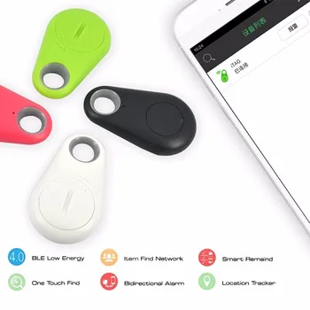 Anti Izgubil Alarm Denarnice KeyFinder Smart Tag Bluetooth, združljiva Sledilnega GPS Lokator Keychain Hišne živali, Psov, Otrok ITag Tracker Finder