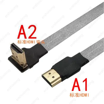 Anti-motnje Kabel Ultralahkih FPV HDMI je združljiv Moški-Mini/MicroHDMI Ženski FPC10cm 20 cm 30 cm 50 cm za GH4 GoPro BMPCC