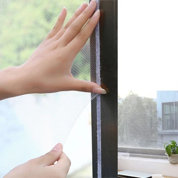 Anti-mreža proti komarjem Zasloni Notranji Bug, ki Plujejo pod Očesa Zaščitnik Zavese Lepilo Zaslon Windows Steklenimi Vlakni Zasloni Mreže proti Komarjem