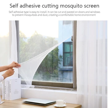 Anti-mreža proti komarjem Zasloni Notranji Bug, ki Plujejo pod Očesa Zaščitnik Zavese Lepilo Zaslon Windows Steklenimi Vlakni Zasloni Mreže proti Komarjem