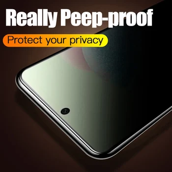 Anti-Spy Kaljeno Steklo Za Samsung Galaxy A51 A71 A41 A31 A21 A11 A01 A70 A50 A02 A12 A42 A52 A72 Zasebnost Zaslon Patron Film