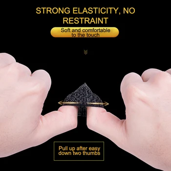 Anti-Znoj Prst Posteljice Dihanje Mobilne Krmilnik za Igre Prst Rokav Dotik Povod Za Fortnite PUBG Mobilne Pravila Preživetja