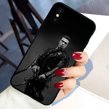 Arnold Schwarzenegger Primeru Telefon Za Črno-Iphone 5s 5 jv 6 6s 7 8 11 12 X Xs Xr Pro Plus Max Mini Pokrov