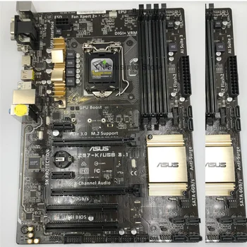 Asus Z97-K/USB3.1 Motherboard 1150 LGA DDR3 Intel Z97 Namizje Asus Z97 Mainboard Core i7 i5, i3 M. 2 PCI-E 3.0 1150 Brezplačna Dostava