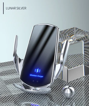Auto Senzor 15W Qi Avto Brezžični Polnilnik za iPhone 12 11 XS XR X 8 Samsung S10 S20 Magnetni USB Infrardeči vmesnik Telefona Polnilnik