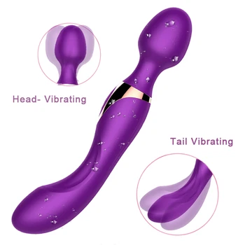 AV čarobno palico G Spot massager, USB charge Big stick vibratorji za ženske ženski seksi klitoris vibrator adult sex igrače za ženske