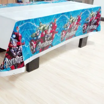 Avengers Rojstni Material za Enkratno uporabo Prtom Otroci Rojstni dan Dekoracijo Baby Tuš Za Fante 108x180cm