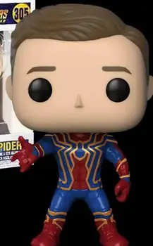 Avengers Spiderman 305 Spider Man Ples, 10 cm Spider-Man s Človekom, Obraz, Slika Zbirko Vinilnih Lutka Model Igrače