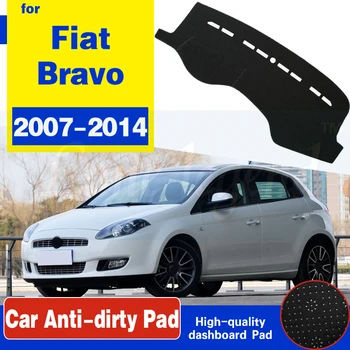 Avto Auto nadzorna plošča Pokrov Cape Za Fiat Bravo 2007 2008 2009 2010 2011 2012 2013 LHD Dashmat Ploščica armaturna plošča Preprogo Dash Mat