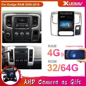 Avto Autoradio Predvajalnik DVD-jev za Dodge RAM 2009-2019 Avtomobilski stereo sistem tesla slog za Dodge Durango multimedijski predvajalnik glavne enote