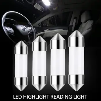 Avto Dome Luč Notranjost Dome LED Svetlobo Bele Žarnice Nastavitev 41 31 mm Branje Dvojno Nasvet Lučka Auto Branje Notranjosti Svetilke