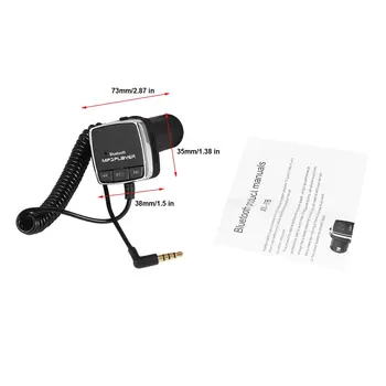 Avto FM Stereo Bluetooth-združljiv Brezžični Audio Dvojno Prenos LED Zaslon Glasbe MP3 Telegraph Vrata USB 5V/2.1 Polnjenje