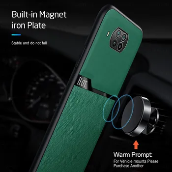 Avto Magnetno Držalo Usnjena torbica Za Xiaomi Poco X3 Pro Pocophone X 3 3X PocoX3 NFC Kamera Varstvo Silikonski Okvir Pokrova Coque