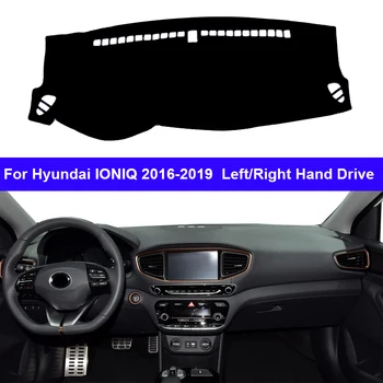 Avto nadzorna plošča Pokrov DashMat Preproga Za Hyundai IONIQ 2016 2017 2018 2019 RHD LHD Konzole Zaščitnik Auto Sonce-Odtenek Anti-UV