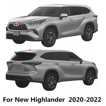 Avto Notranje Znotraj Zadnji Odbijač Trim Iz Nerjavečega Jekla Izvažajo Polico Trunk Ploščica Pedal Za Oblikovanje Toyota Highlander 2020 2021 2022