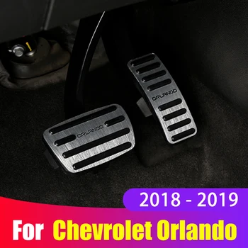 Avto pedal kritje Pospeševalnik zavorni pedal Kritje Ne-Vrtanje Notranje Preureditve Za Chevrolet Orlando 2018 2019 2020 Dodatki